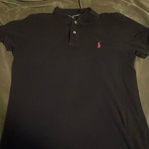 Polo tee extra large black shirt